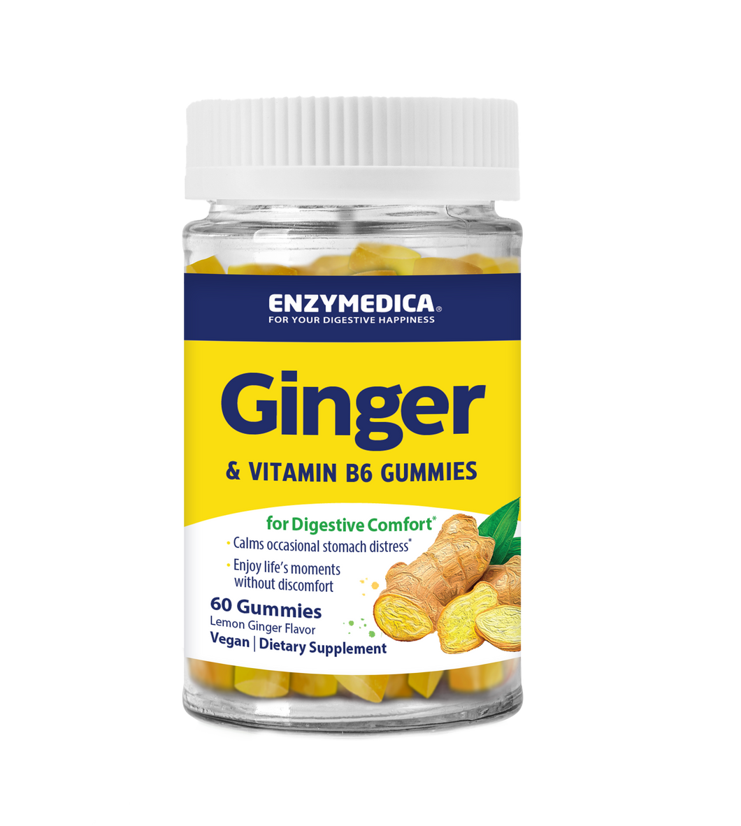 New! Ginger & Vitamin B6 Gummies