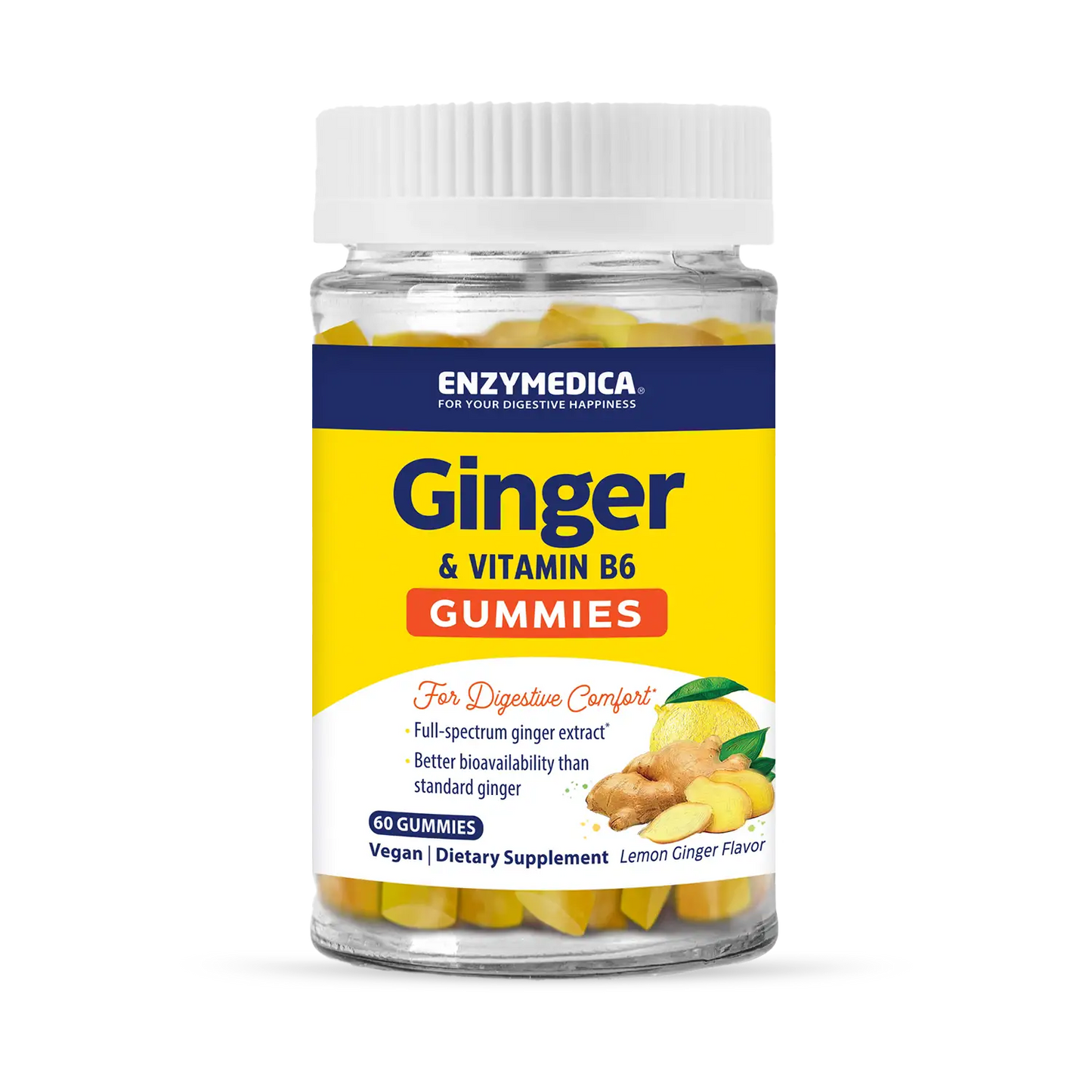 New!  Ginger & Vitamin B6 Gummies