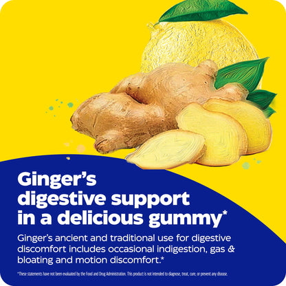 New!  Ginger & Vitamin B6 Gummies