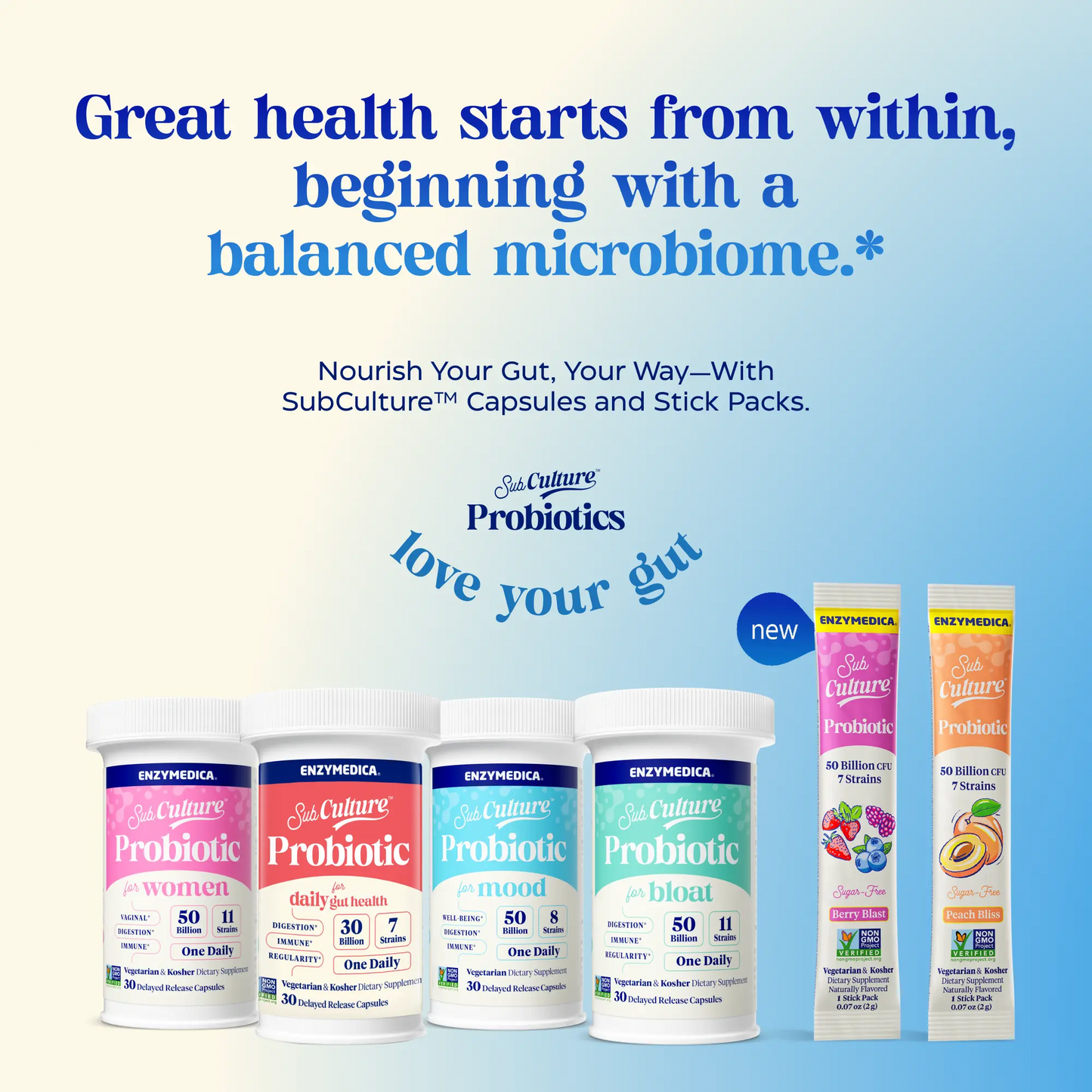 SubCulture™ Peach Bliss Stick Packs