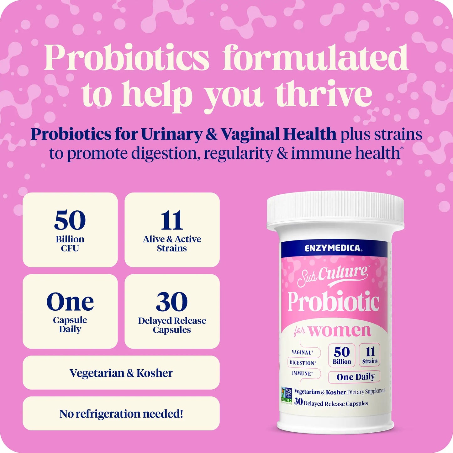 Subculture Probiotics for Women