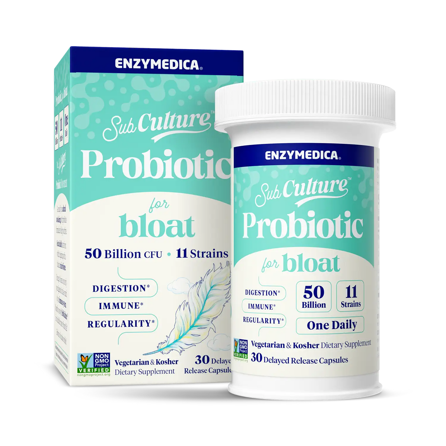 Subculture Probiotics for Bloat